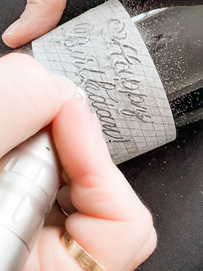 Engraving Guideline Washi Tape