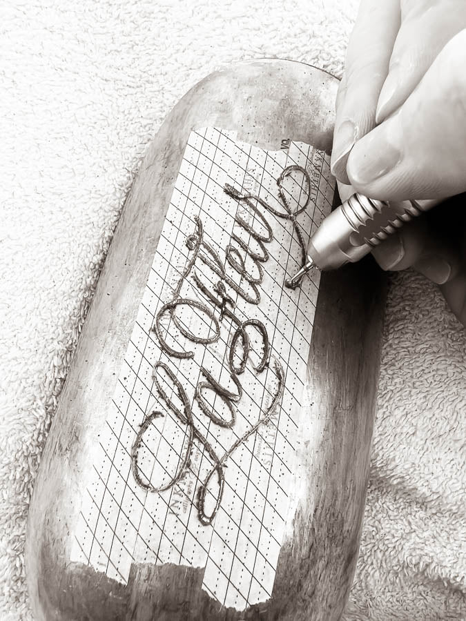 Engraving Guideline Washi Tape